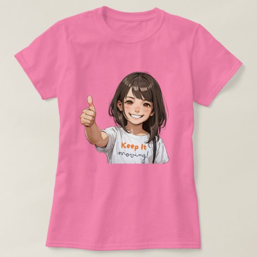 Keep It Moving Women's T-shirt - Grappig Shirt - (Design voorkant)