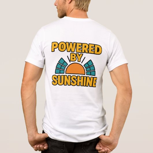Keep It Quoka beroemd gemaakt door Sunshine Tri-Blend Shirt (Achterkant)