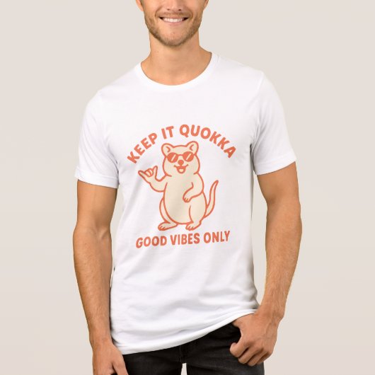 Keep It Quokka Tri-Blend Shirt (Voorkant)