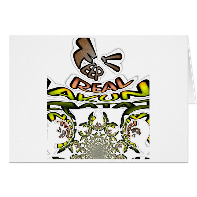 "Keep It Real" Kaleidoscoop Art Print/Grafisch (Voorkant Horizontaal)