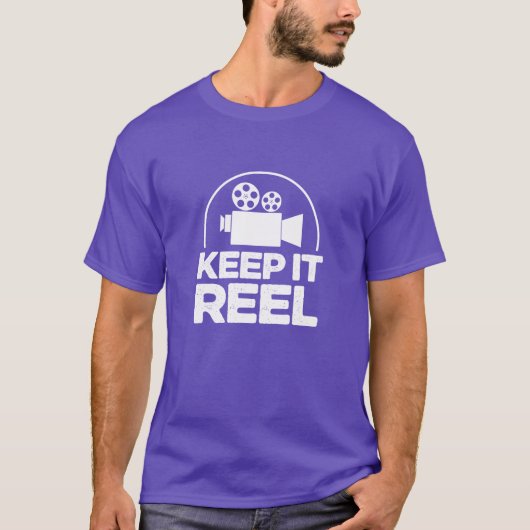 Keep It Reel Filmmaker-vrienden T-shirt (Voorkant)