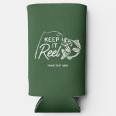 Keep It Reel Fishing Father's Day Gift Seltzer Blikjeskoeler (Voorkant)