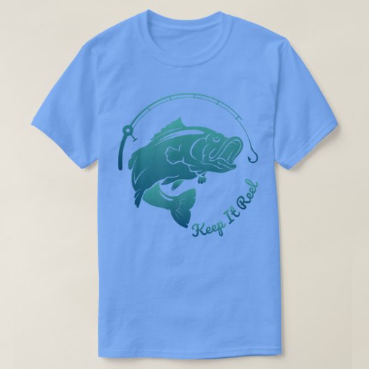 Keep It Reel Fishing Hook Cool Fish Angler Fisherm T-shirt (Design voorkant)