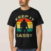 " Keep it sassy Funny Sasquatch " T-shirt (Voorkant)