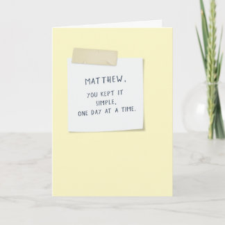 Keep it Simple 20 Jaar Verjaardag Kaart