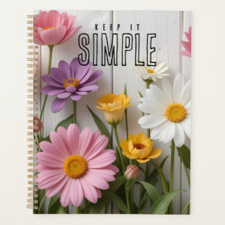 "Keep It Simple" Bloemen Planner