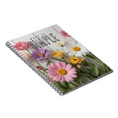"Keep It Simple" Floral Notitieboek (Rechterzijde)