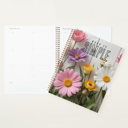 "Keep It Simple" Floral Planner (Display)