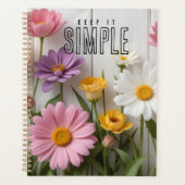 "Keep It Simple" Floral Planner (Voorkant)