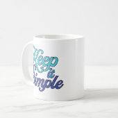 Keep it Simple Mug (Blue) Koffiemok (Voorkant links)