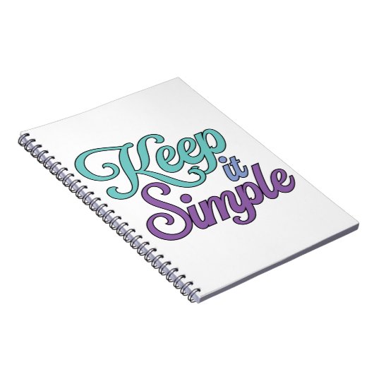 Keep It Simple Notebook (Purple) Notitieboek (Rechterzijde)