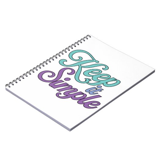 Keep It Simple Notebook (Purple) Notitieboek (Linkerzijde)