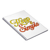 Keep It Simple Notebook (Yellow) Notitieboek (Rechterzijde)