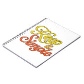 Keep It Simple Notebook (Yellow) Notitieboek (Linkerzijde)
