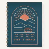 Keep It Simple Spiral Notebook Notitieboek (Voorkant)