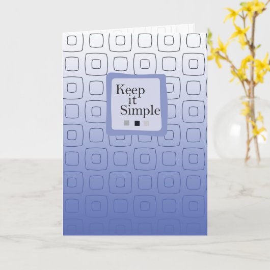 Keep it Simple Squares Verjaardagsherstel Kaart (Gele Bloem)