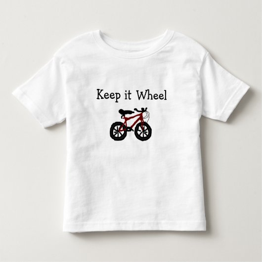 Keep-it-T-shirt Toddler Bike Kinder Shirts (Voorkant)