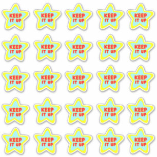 Keep it up Fun Reward Teacher Stickers Pack