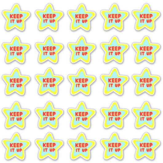 Keep it up Fun Reward Teacher Stickers Pack (Voorkant)