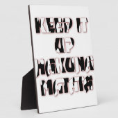 Keep It Up / Hakuna Matata Kunstdruk Fotoplaat (Zijkant)