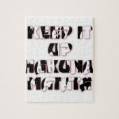 Keep It Up / Hakuna Matata Kunstdruk Legpuzzel (Verticaal)