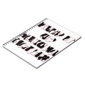 Keep It Up / Hakuna Matata Kunstdruk Notitieboek (Linkerzijde)