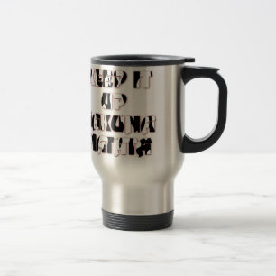 Keep It Up / Hakuna Matata Kunstdruk Reisbeker