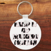 Keep It Up / Hakuna Matata Kunstdruk Sleutelhanger (Voorkant)