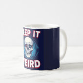 Keep It Weird Skull  Koffiemok (Voorkant rechts)