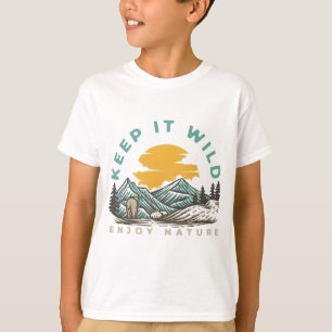 Keep It Wild Geniet van Natuur - Buitenavontuur T-shirt