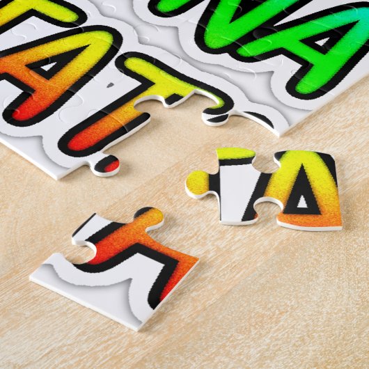 Keep It Yours Hakuna Matata Kunstdruk Legpuzzel (Zijkant)