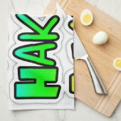 Keep It Yours Hakuna Matata Kunstdruk Theedoek (Quarter Fold)