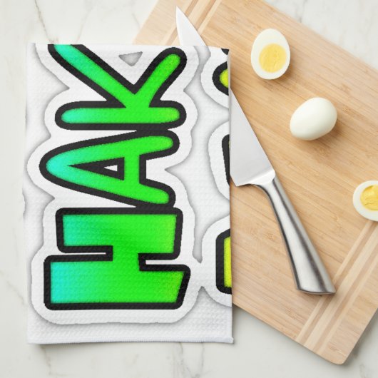 Keep It Yours Hakuna Matata Kunstdruk Theedoek (Quarter Fold)