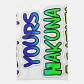 Keep It Yours Hakuna Matata Kunstdruk Theedoek (Verticaal)