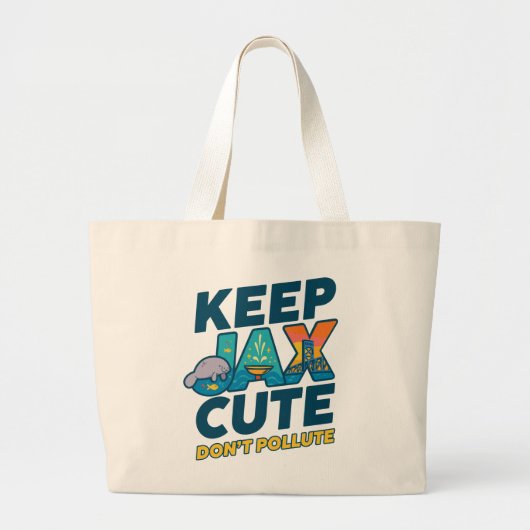 Keep Jax Cute, Don’t Pollute Tote Bag  (Voorkant)