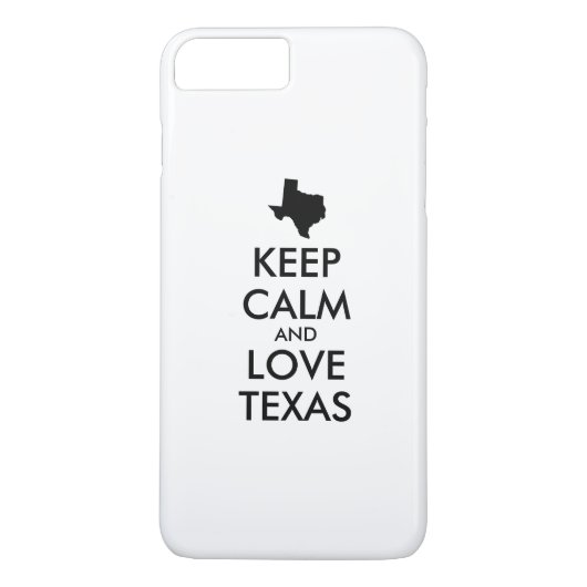  KEEP-KALK EN VERLIES TEXAS Case-Mate iPhone CASE (Achterkant)