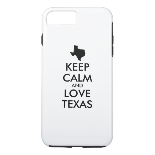  KEEP-KALK EN VERLIES TEXAS Case-Mate iPhone CASE (Achterkant)