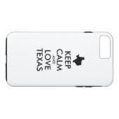  KEEP-KALK EN VERLIES TEXAS Case-Mate iPhone CASE (Achterkant (Horizontaal))