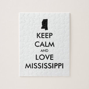 KEEP KALM EN VERLIES MISSISSIPPI LEGPUZZEL