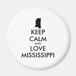  KEEP KALM EN VERLIES MISSISSIPPI MAGNEET