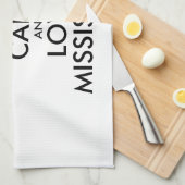  KEEP KALM EN VERLIES MISSISSIPPI THEEDOEK (Quarter Fold)