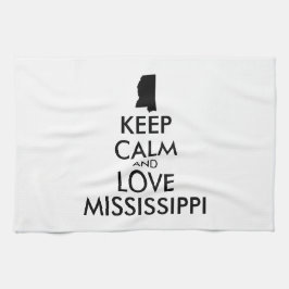 KEEP KALM EN VERLIES MISSISSIPPI THEEDOEK