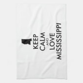  KEEP KALM EN VERLIES MISSISSIPPI THEEDOEK (Verticaal)