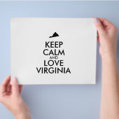  KEEP KALM EN VERLIES VIRGINIA FLYER (Hand)