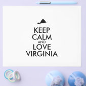  KEEP KALM EN VERLIES VIRGINIA FLYER (Enkel)