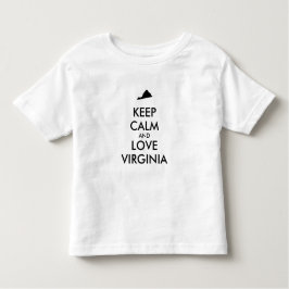  KEEP KALM EN VERLIES VIRGINIA KINDER SHIRTS