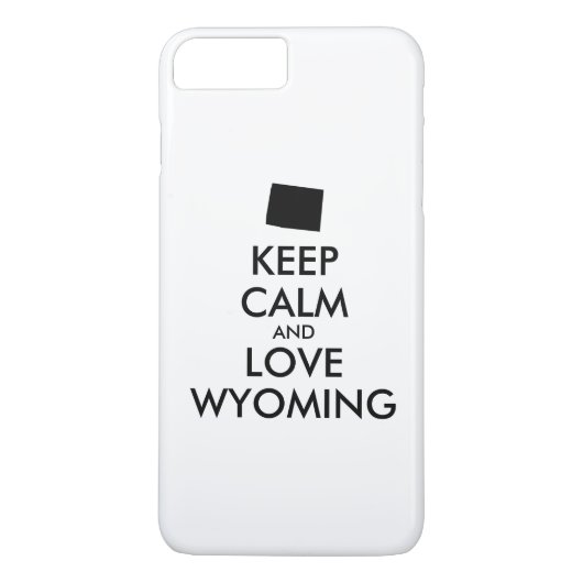  KEEP KALM EN VERLIES WYOMING Case-Mate iPhone CASE (Achterkant)