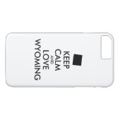  KEEP KALM EN VERLIES WYOMING Case-Mate iPhone CASE (Achterkant (Horizontaal))
