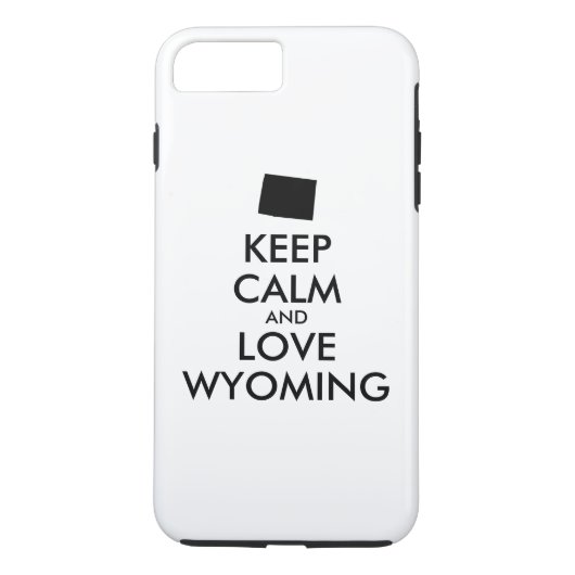  KEEP KALM EN VERLIES WYOMING Case-Mate iPhone CASE (Achterkant)