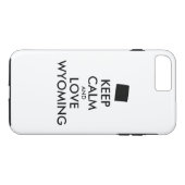  KEEP KALM EN VERLIES WYOMING Case-Mate iPhone CASE (Achterkant (Horizontaal))